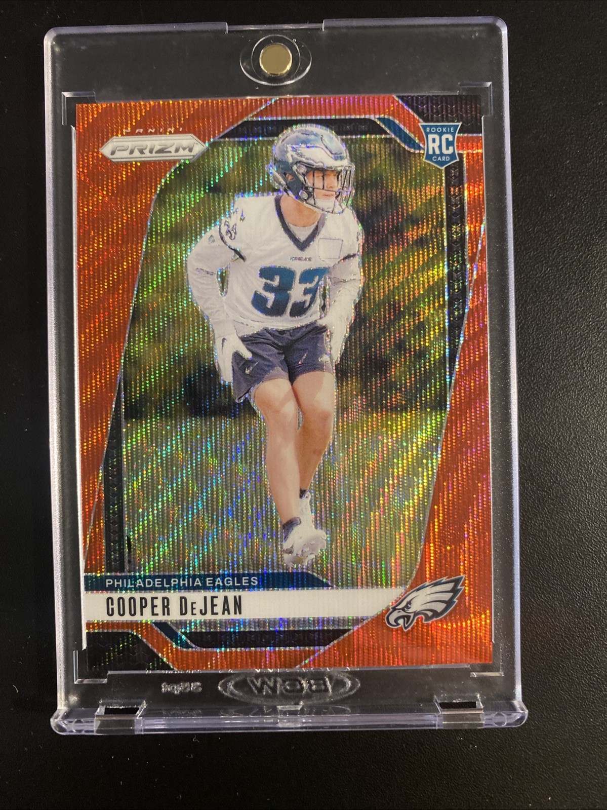 2024 Panini Prizm #321 Cooper DeJean Red Wave #/149 Rookie Card