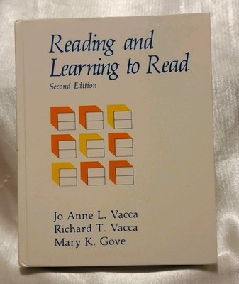 Reading and Learning to Read 2nd Edition Like New 1991 Hardcover Book