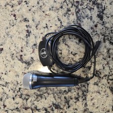 Rock Band USB MICROPHONE Wired Logitech Mic - Tested WORKING