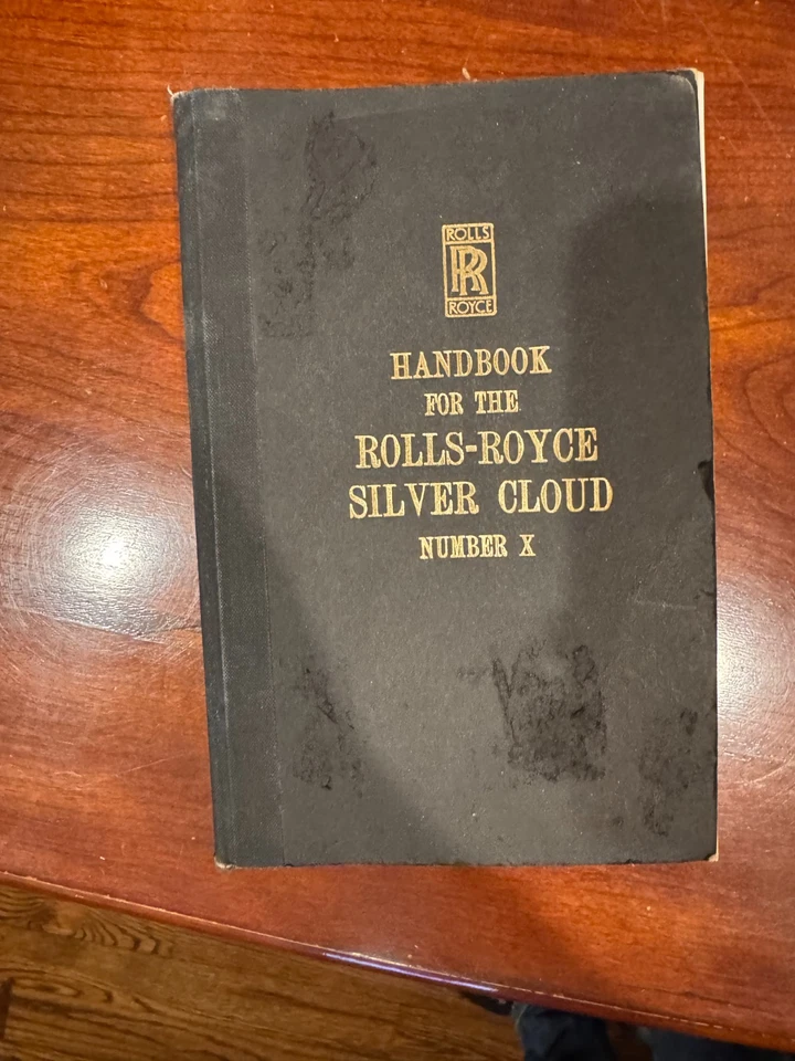 Rolls-Royce Silver Cloud Owner’s Handbook Number X Original Factory Manual RR - Image 3 of 4