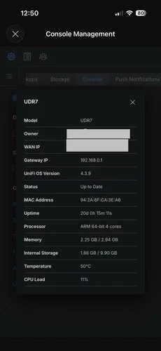 Ubiquiti UDR7 UniFi Dream Router - WiFi 7 - Cloud Gateway (Excellent)