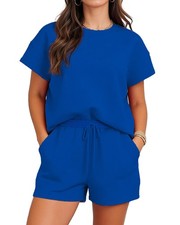 MOEENCN Womens Sets 2 Piece Outfits Sweatsuits Casual Lounge Jogger Sets Swea...