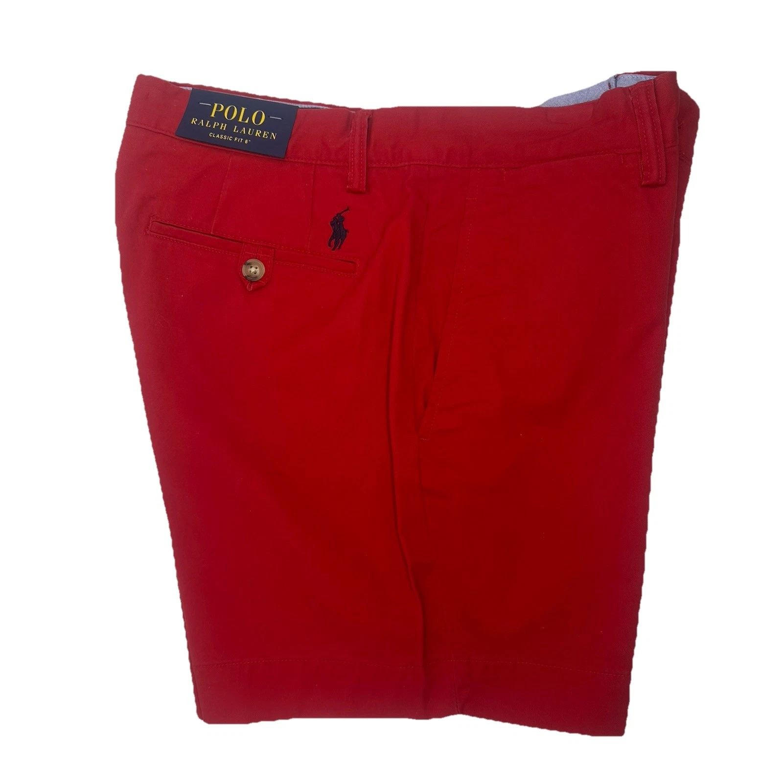 Polo Ralph Lauren Mens Size 30 Red Classic Fit 6" Stretch Chino Shorts
Opens in a new window or tab