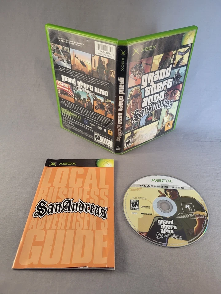 Grand Theft Auto: San Andreas, Xbox, Complete, Authentic! - Image 1 of 1
