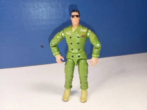 GI Joe 2004 General Flagg v3 figure from Comic 3 Pack No accessories DTC