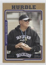 2005 Topps Gold 595/2005 Clint Hurdle #276 0o9