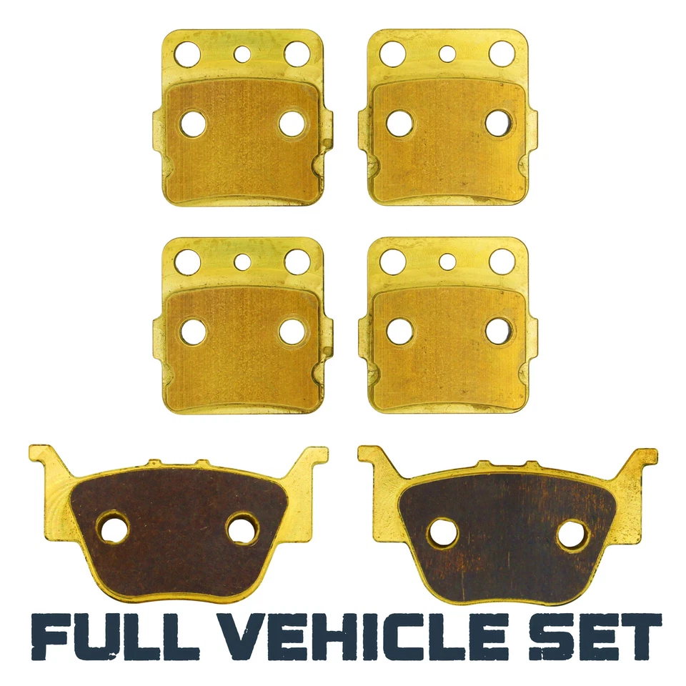 Honda Rancher/Foreman TRX420/500/520 2009-2025 Brass Brake Pad Full Vehicle Set - Image 2 of 4