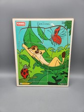 Vtg Playskool Disney The Lion King Timon 359-05 Wooden Tray Puzzle