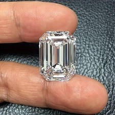 Natural D Color Loose 4.00 CT Emerald Cut Lab Grown CVD Diamond VVS1 Certified