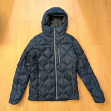 Big Agnes Men's XS Shovelhead Jacket Puffer Down Hooded Full Zip Outdoor Blue