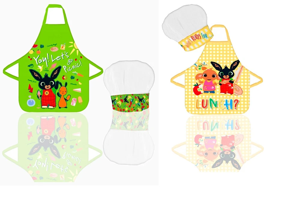 Kinder Schürze Set, Bing Hase Koch Backen Schürze Set, offiziell lizenziert - Bild 2 von 3