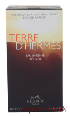 Terre D'hermes Eau Intense Vetiver For Men Edp 3.4/3.3 OZ100 ML Spray New In Box