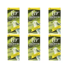6 Pack Ayr Saline Nasal Gel 0.50Oz Each