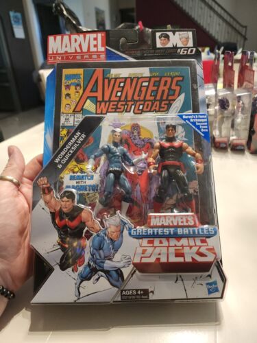 2010 Marvel Universe WonderMan & QuickSilver Battle Comic Pack Avengers #60 (G29 - 第 1/10 張圖片