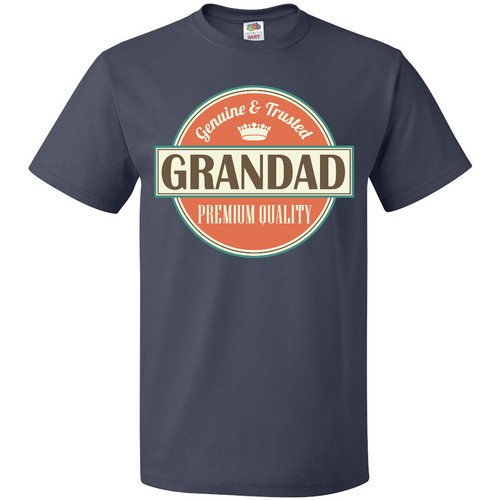 Inktastic Grandad Funny Grandfather T-Shirt Grandparents Him Mens Adult Clothing
