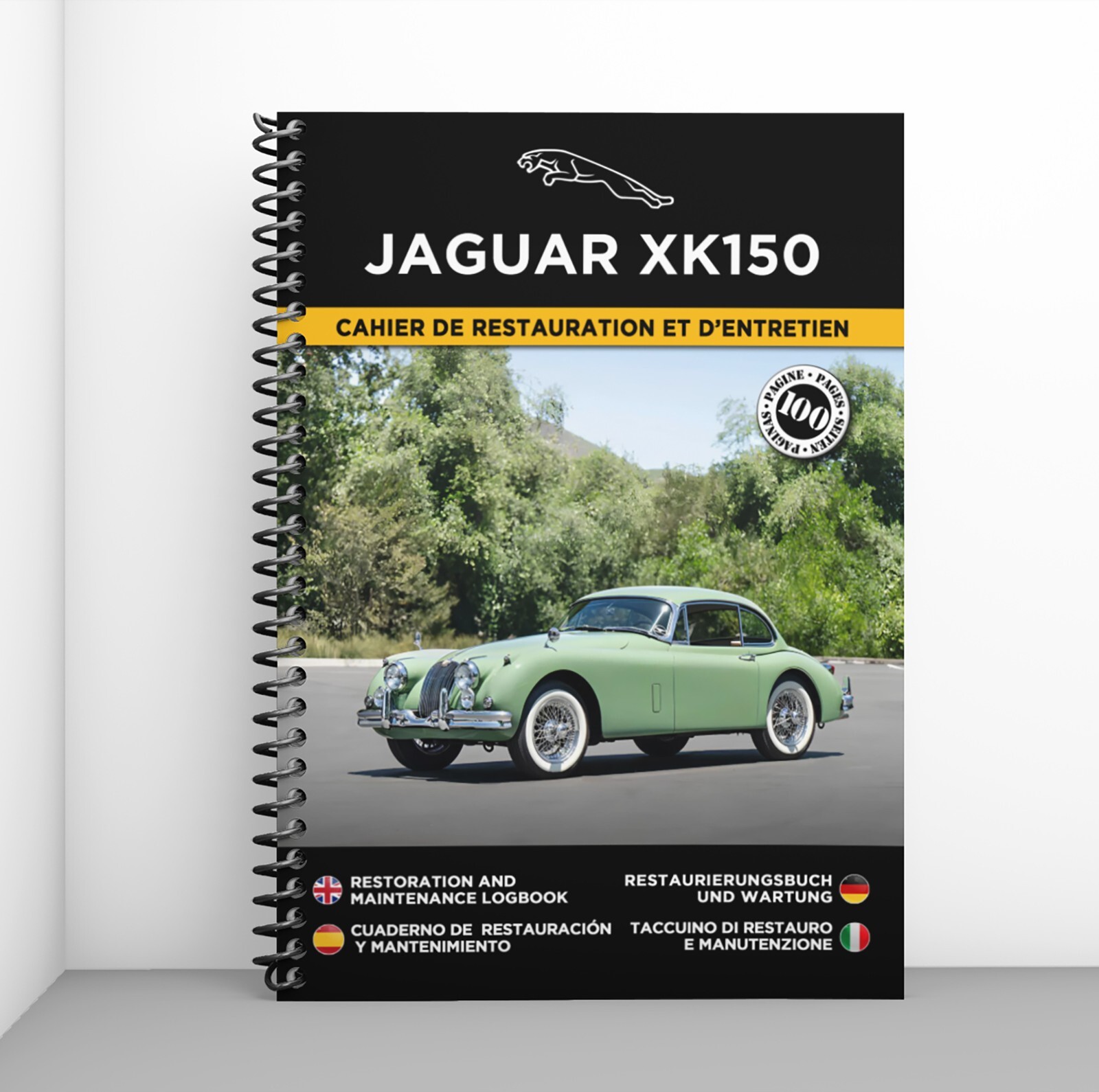Livre de restauration Jaguar XK150 premium pour collectionneur exigeant