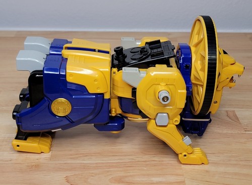 2003 Power Rangers Ninja Storm Deluxe Lionzord - coda mancante - senza sfera di potere - Foto 6 di 22