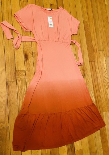 New Directions Women's Multicolor Polyester Scoop Neck Dress Size PL - Picture 2 of 8