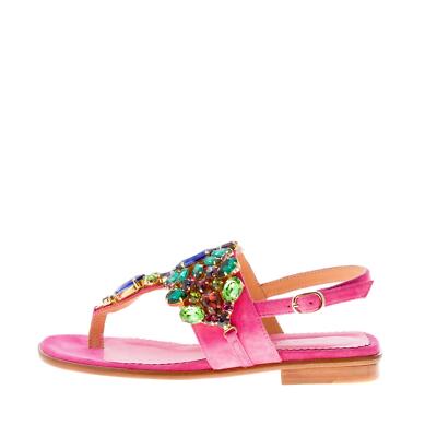 PONS QUINTANA Maria Cristina scarpe donna infradito Tina camoscio