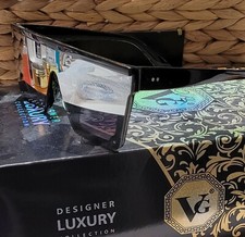 Black Vintage Retro Cats. Designer. Sunglasses