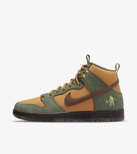 Size 10 - Nike SB Dunk High Military Brown for sale online | eBay