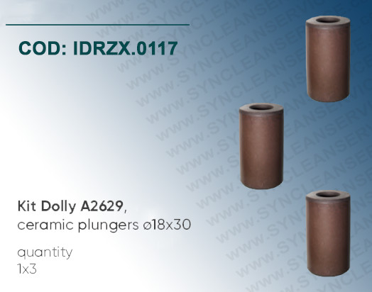 Kit Dolly A2629 Idrobase ZX.0117 Pistoni Ceramica ø18x30 per Annovi