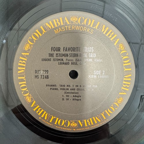FOUR FAVORITE TRIOS / ISTOMIN-STERN-ROSE - COLUMBIA MASTERWORKS--(3) LP BOX SET - Picture 7 of 11