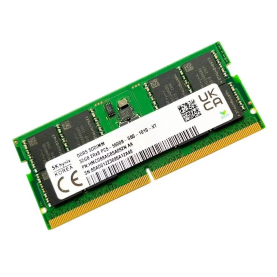 New Hynix 32GB DDR5 5600MHz PC5-44800 262-Pins SODIMM Memory Ram HMCG88AGBSA092N - Image 3 of 4
