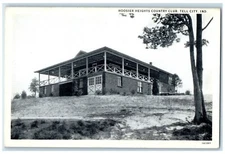 c1930 Hoosier Heights Country Club Exterior Building Tell City Indiana Postcard