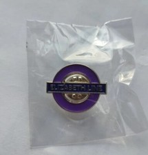 The original Elizabeth Line pin badge new sealed. TfL London Underground
