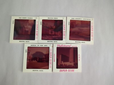 1960's Boston Mass Plastichrome Super Slide Set