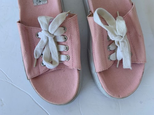 REAL COMFORT BY CHADWICKS SNEAKER PLATFORM ROSA SLIDES TAGLIA 9 - Foto 3 di 9