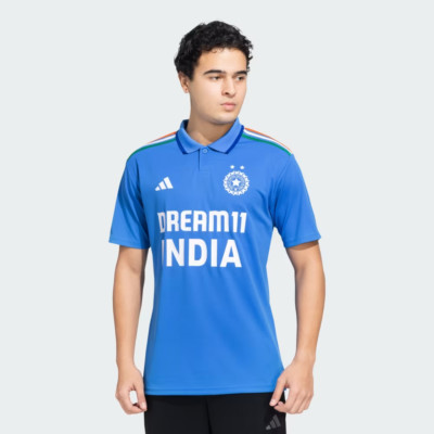 Adidas Indien Cricket Trikot, 2025 ODI One Day Dream11 Fan Edition Shirt BCCI