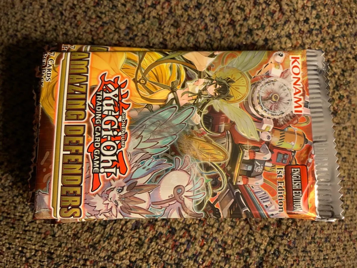 Amazing Defenders 1st Edition Booster Pack - YuGiOh Sealed Products » YuGiOh  Booster Packs - Tier 1 Cards & Games