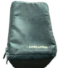 Vintage Case Logic 15 CD Storage Travel DJ Carrying Case Black with Pocket