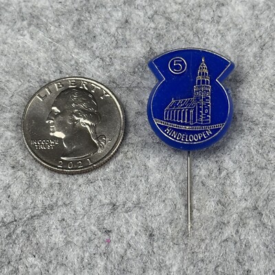 Hindeloopen City In Netherlands Dutch Vintage Stick Pin Badge #49855