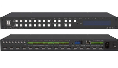 Kramer VS-88H2A 8x8 4K HDR HDMI Matrix Switch with Analog/Digital Audio Routing