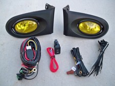 For 02-04 Acura Rsx Dc5 Jdm Yellow Fog Light Kit Harness Switch Complete Type S