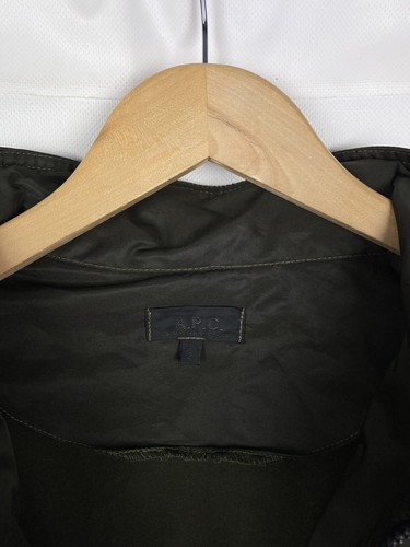 APC A.P.C. vintage men’s hooded packable windbreaker jacket size 2 - Picture 11 of 24