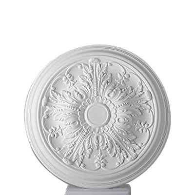 Deckenrosette Valencia leichte Harzform kein Styropor leicht zu befestigen 51 cm