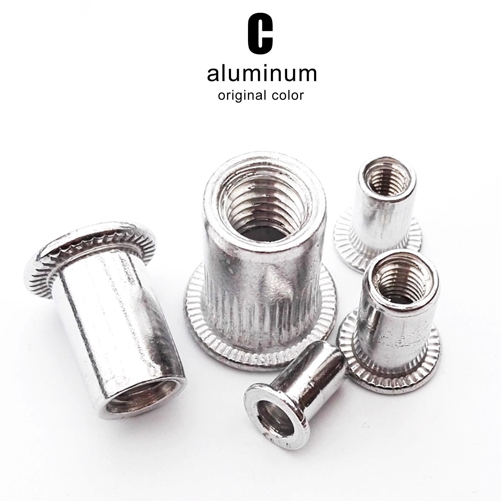 M3 M4 M5 M6 M8M10M12 Small Countersunk Flat Head Rivet Nut Insert ...