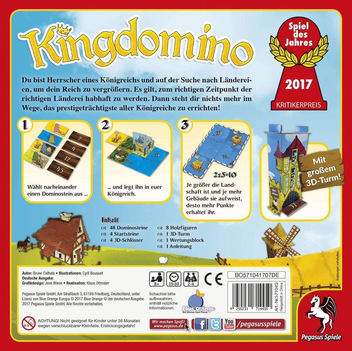Thumbnail - Pegasus Spiele Kingdomino Revised Edition Spiel Des Jahres 2017