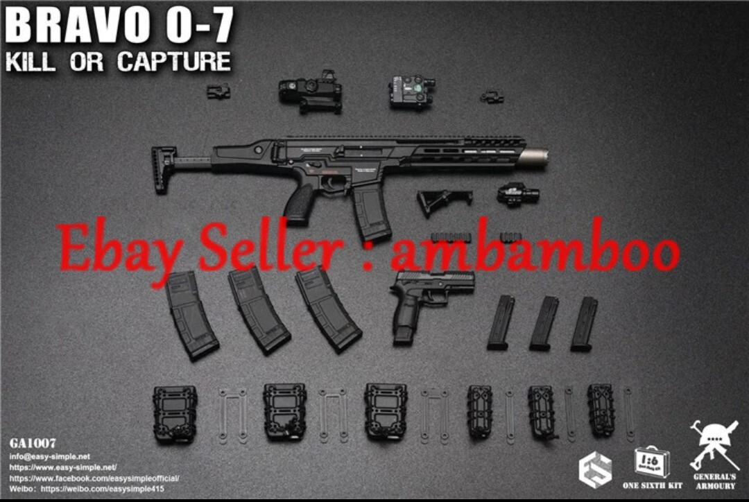 EASY SIMPLE 1/6 GA1007 BRAVO 0-7 Kill or Capture Action Figure