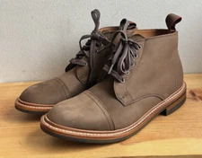 Allen Edmonds Made in USA "PATTON" Boots RECRAFTABLE Dainite Rubber Weatherproof