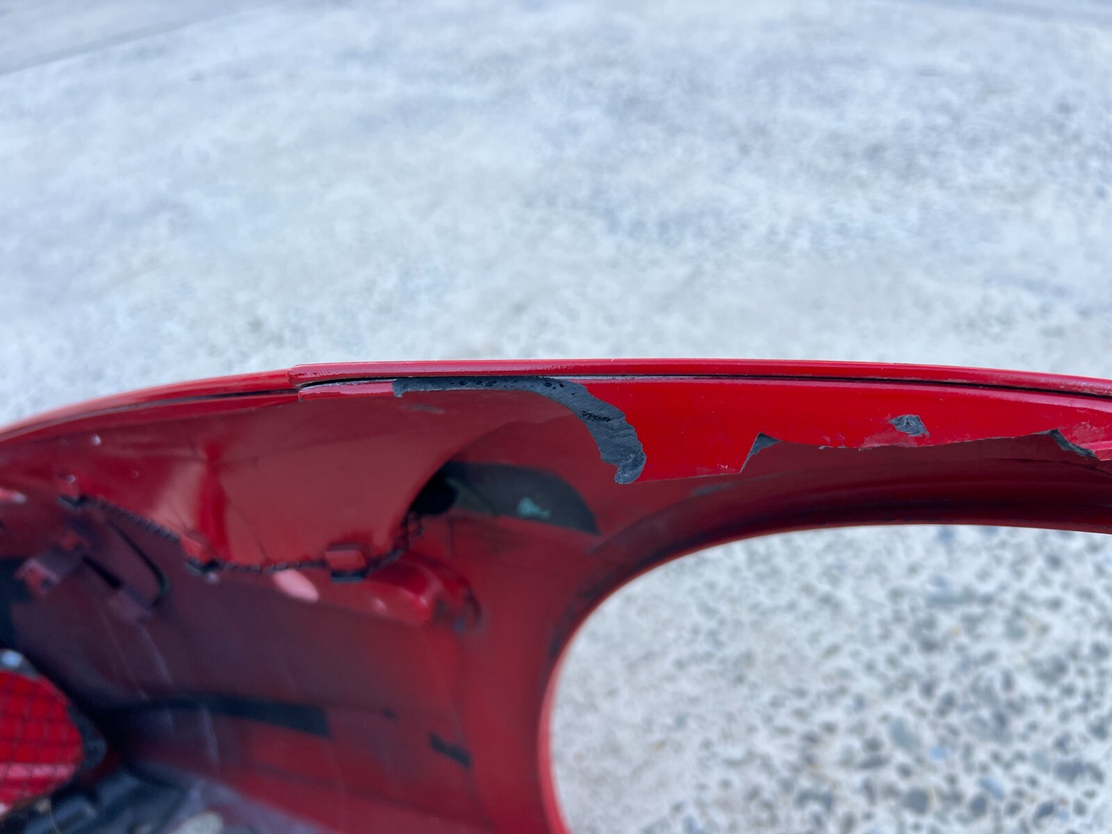 2011 2012 2013 2014 Ferrari F58 Front Bumper Cover OEM Cracked