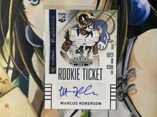 2014 Panini Contenders Football #156. Marcus Roberson Auto RC