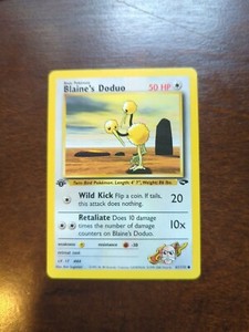 TCG Pokemon 1st Edition Blaine's Doduo Gym Challenge 61/132 Near Mint