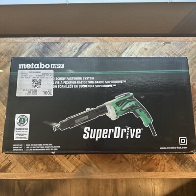 NEW Metabo HPT 6.6-Amp Corded Collated Fastener Screw Gun W6V4SD2 Sealed Box