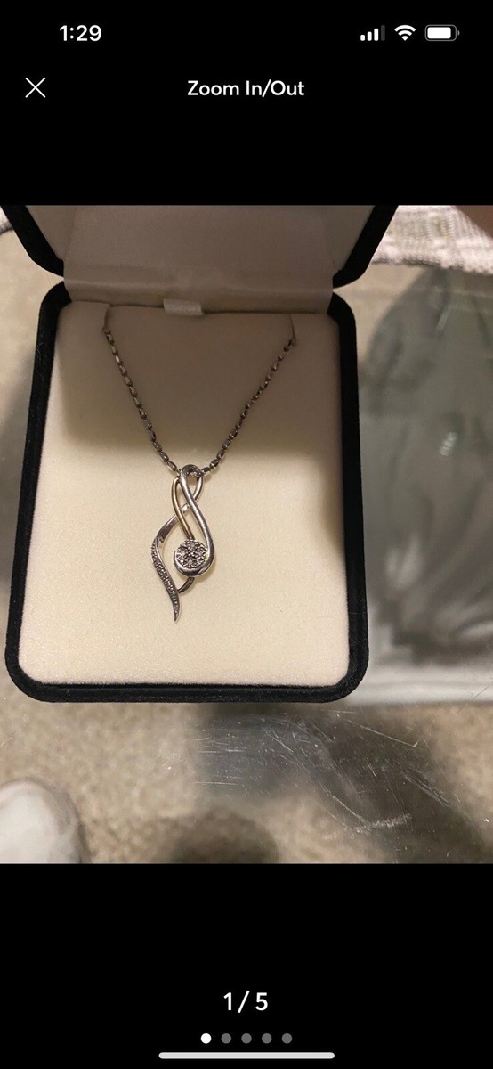 Kay Jewelers Sterling Silver And 10K Yellow Gold Diamond