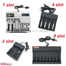 2-8 Slots Universal Battery Charger For AA AAA 9V Ni-MH Rechargeable Batteries